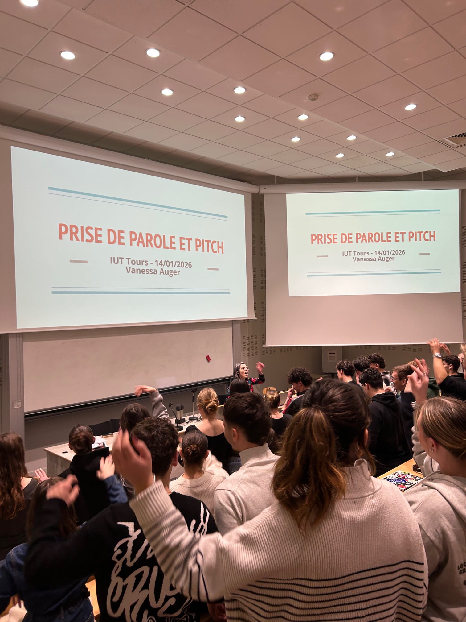 prise de parole en public et pitch - IUT de Tours